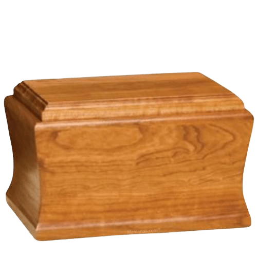 Cambridge Cherry Wood Cremation Urns