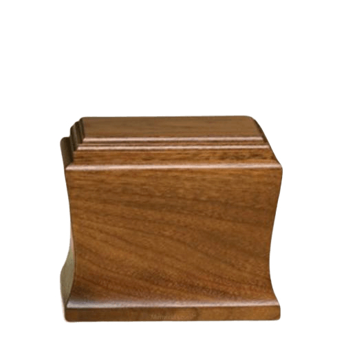 Cambridge Small Mahogany Wood Urn