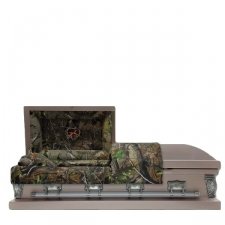 Camo Copper Medium Child Casket