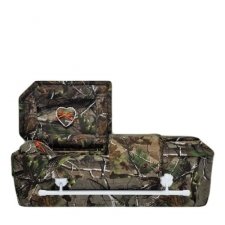 Camouflage Premie Child Casket