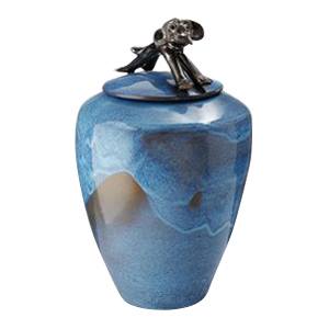 Cane Ceramic Dog Urn