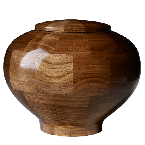 Canton Large Wood Urn