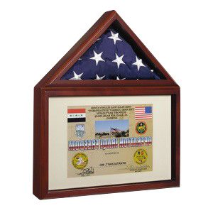 Capitol Flag Military Display Case