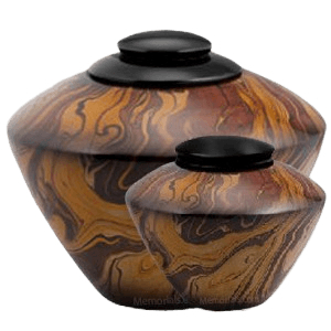 Caramel Marble Cremation Urns