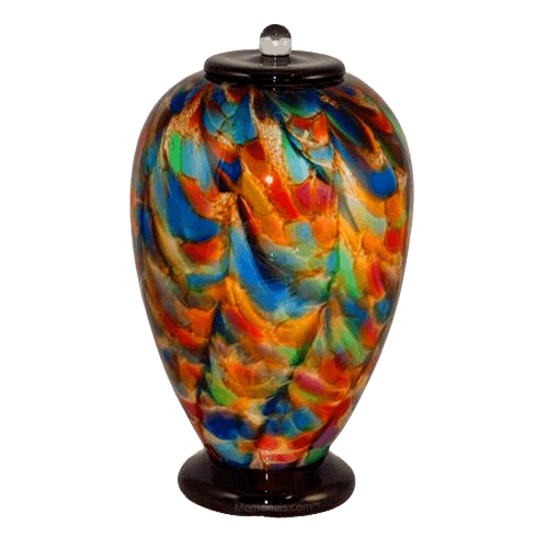 Carnival Glass Cremation Urn