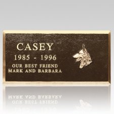 Cast Bronze Pet Headstones