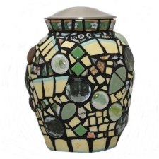 Cat Mosaic Cremation Urn