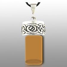 Celtic Brown Pet Cremation Necklace