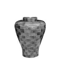 Charcoal Medium Wood Urn