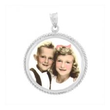 Charm Silver Photo Jewelry