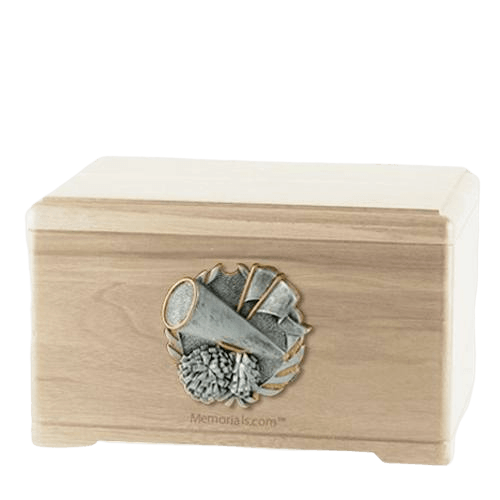 Cheerleading Maple Cremation Urn