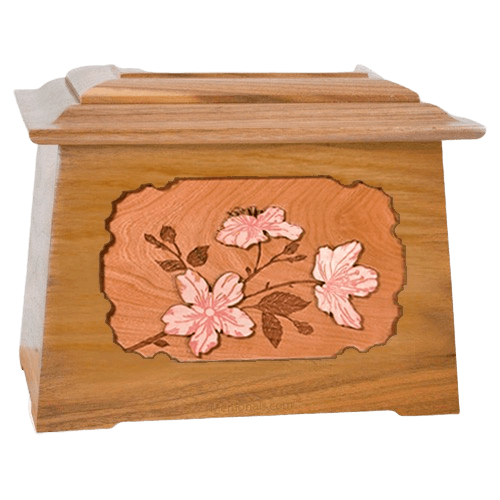 Cherry Blossom Oak Aristocrat Cremation Urn