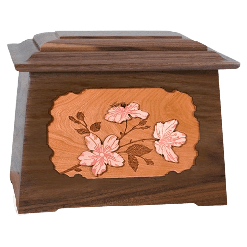 Cherry Blossom Walnut Aristocrat Cremation Urn