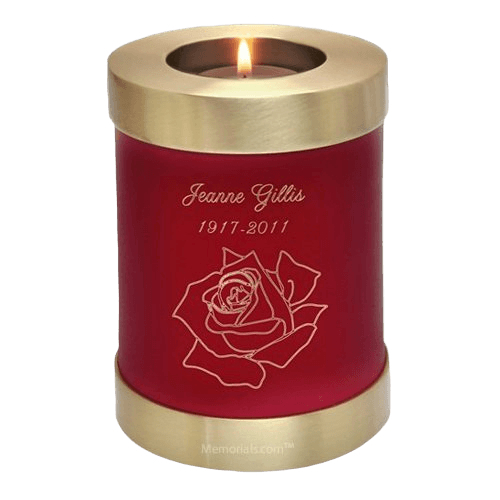 Cherry Candle Keepsake Urn