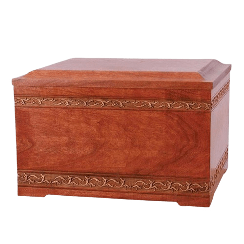 Cherry Inlay Companion Cremation Urn