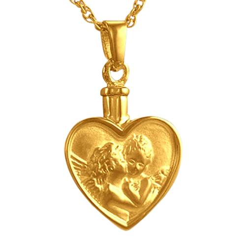 Cherub Heart Keepsake Pendant II