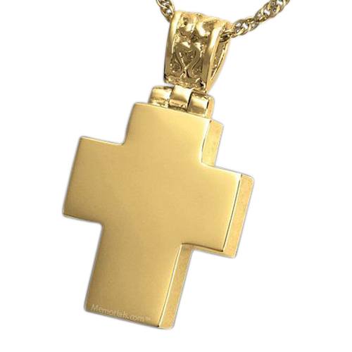 Chic Cross Cremation Pendant IV