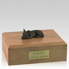 Chihuahua Chocolate Lying Dog Urns