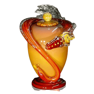 Dragon Glass Cremation Urn