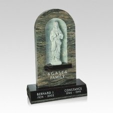 Christ Companion Granite Headstone