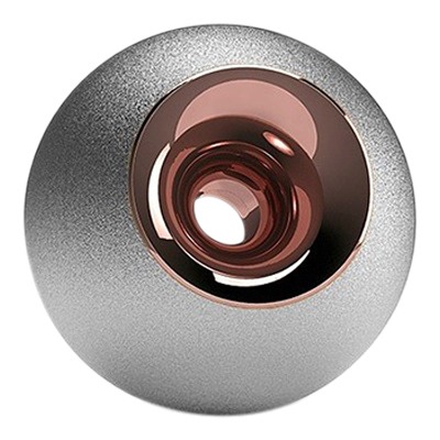 Chrome & Copper Sphere Pet Urn