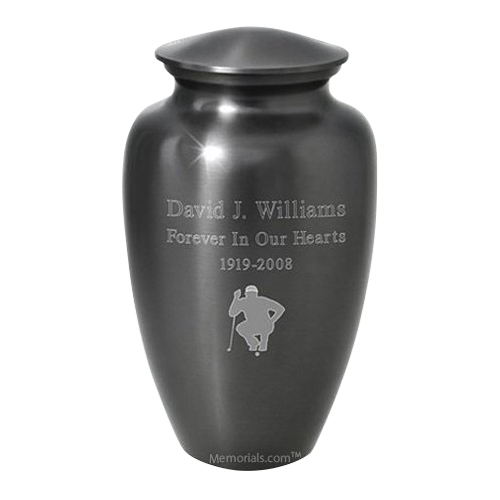 Classic Golfer Cremation Urn