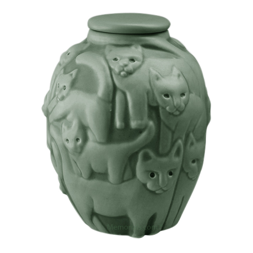 Clever Cat Forest Cremation Urn