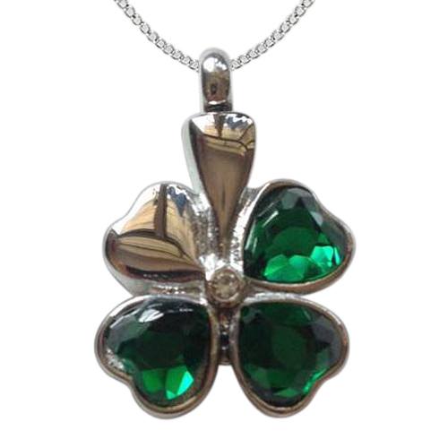 Clover Leaf Cremation Pendant