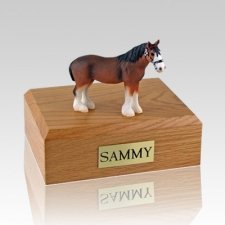 Clydesdale Large Horse Cremation Urn