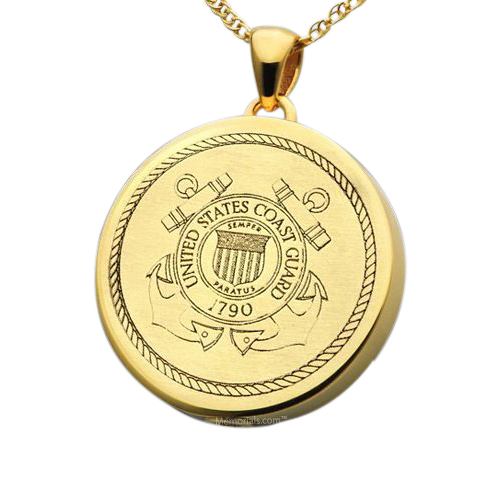 Coast Guard Cremation Pendant IV