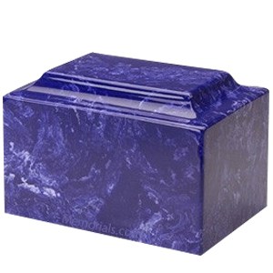 Cobalt Marble Keepsake Cremation Urn