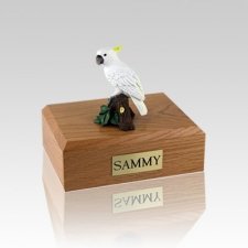 Cockatoo Parrot Medium Bird Cremation Urn