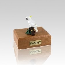 Cockatoo Parrot Small Bird Cremation Urn