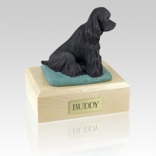 Cocker Black Dog Urns