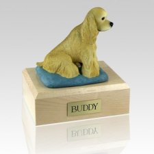 Cocker Blond Dog Urns