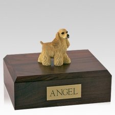 Cocker Spaniel Buff Standing X Large Dog Urn