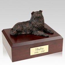 Collie Bronze Dog Urns