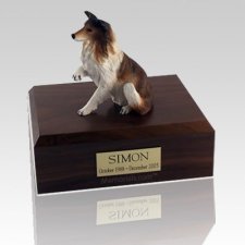 Collie Paw Up Dog Urns