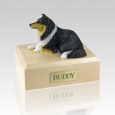 Collie Tri-Color Dog Urns