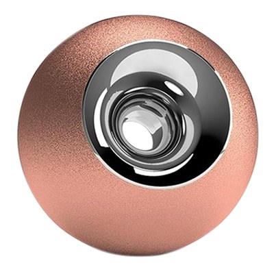 Copper & Chrome Sphere Pet Urn
