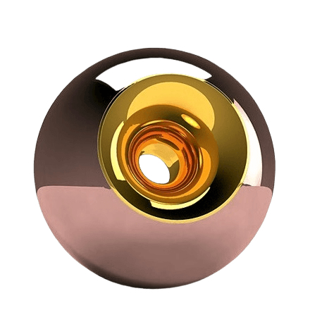 Copper Gold Orb Urns