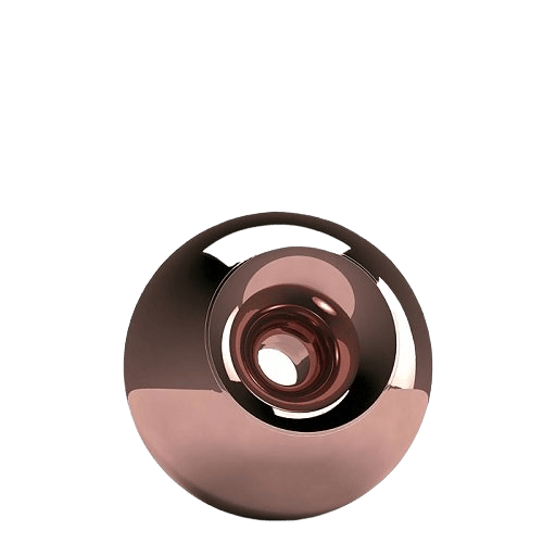 Copper Orb Small Urn