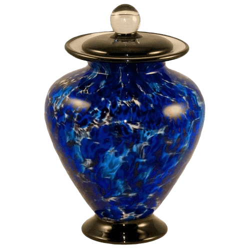 Coral Blue Child Cremation Urn