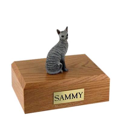 Cornish Rex Blue Large Cat Cremation Urn