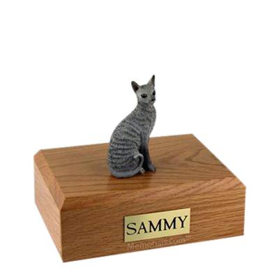 Cornish Rex Blue Medium Cat Cremation Urn