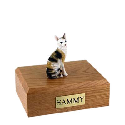 Cornish Rex Tort Medium Cat Cremation Urn