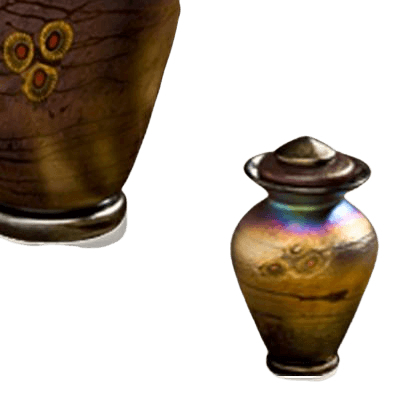 Cosmic Glass Keepsake Urn