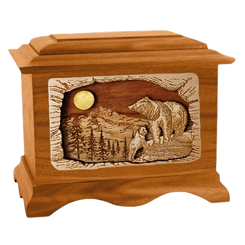 Country Haven Mahogany Cremation Urn