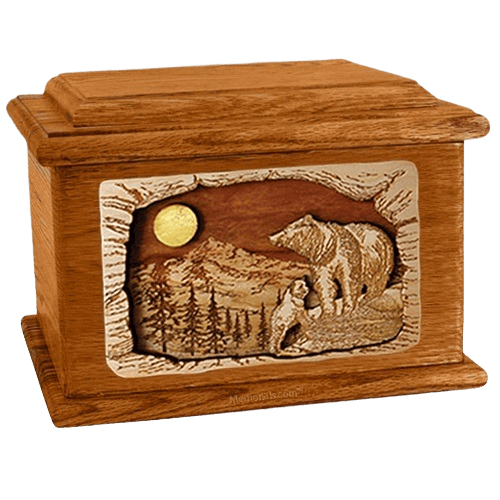 Country Haven Mahogany Memory Chest Cremation Urn