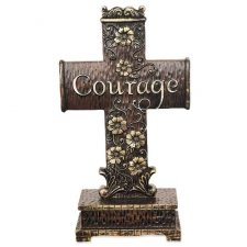 Courage & Strength Cross Keepsake